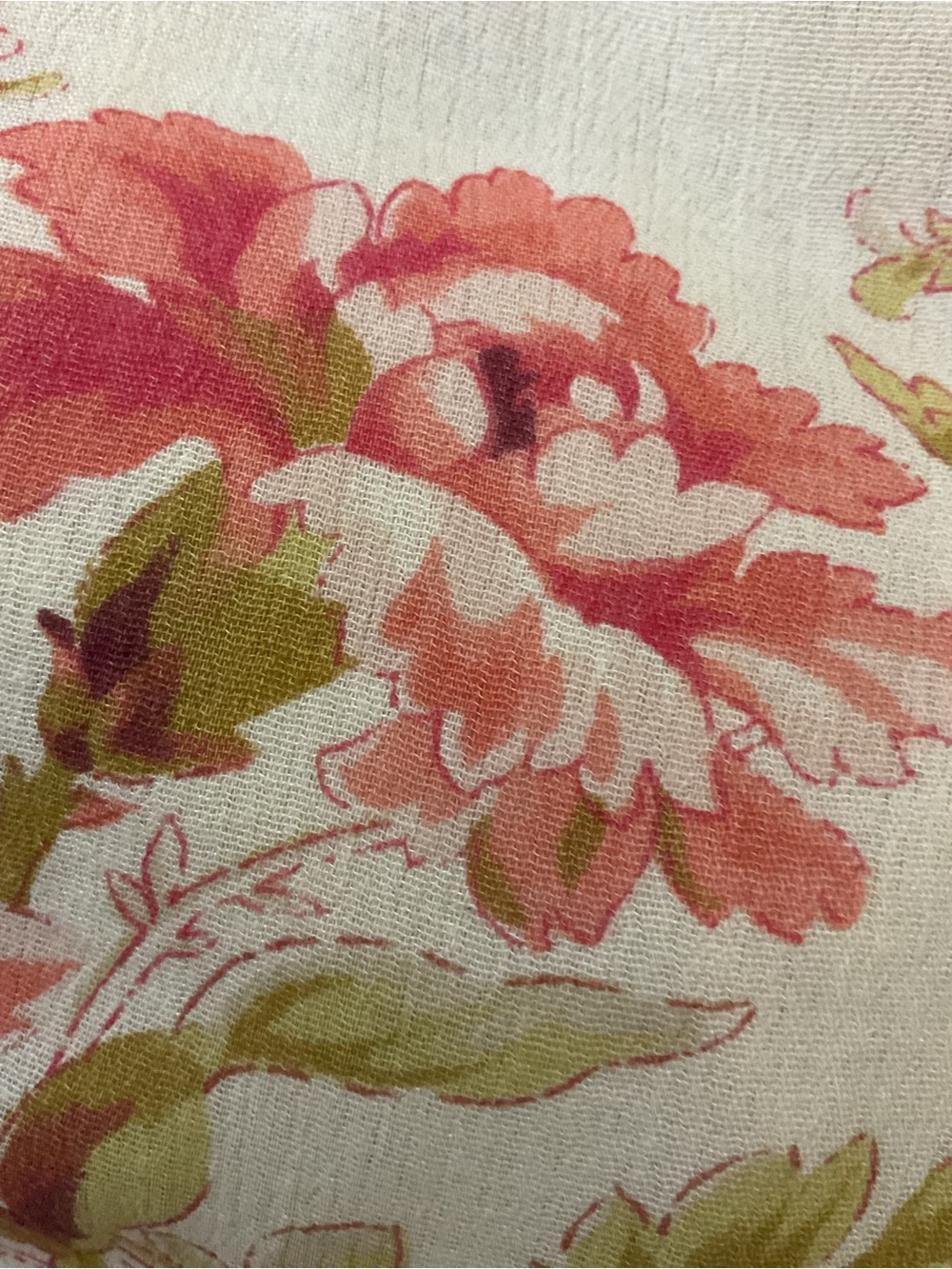 RALPH LAUREN DENIM & SUPPLY Cotton Floral Blouse Size XL - Picture 4 of 4